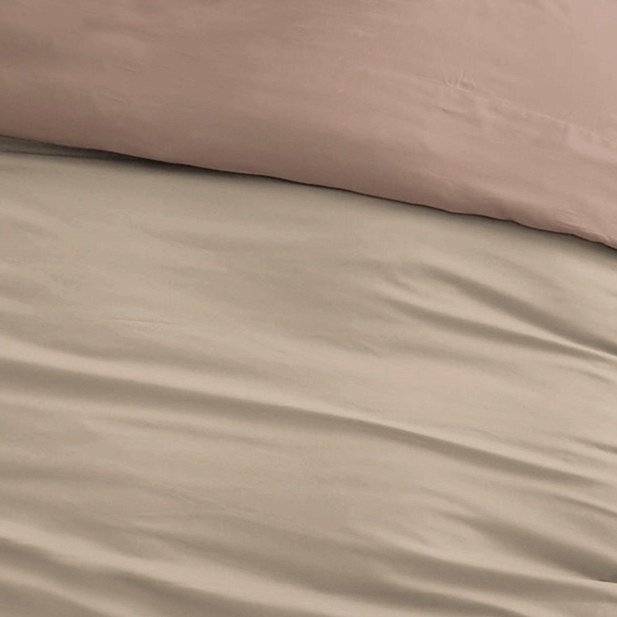 Sleepnight dekbedovertrek flanel double Face Beiges
