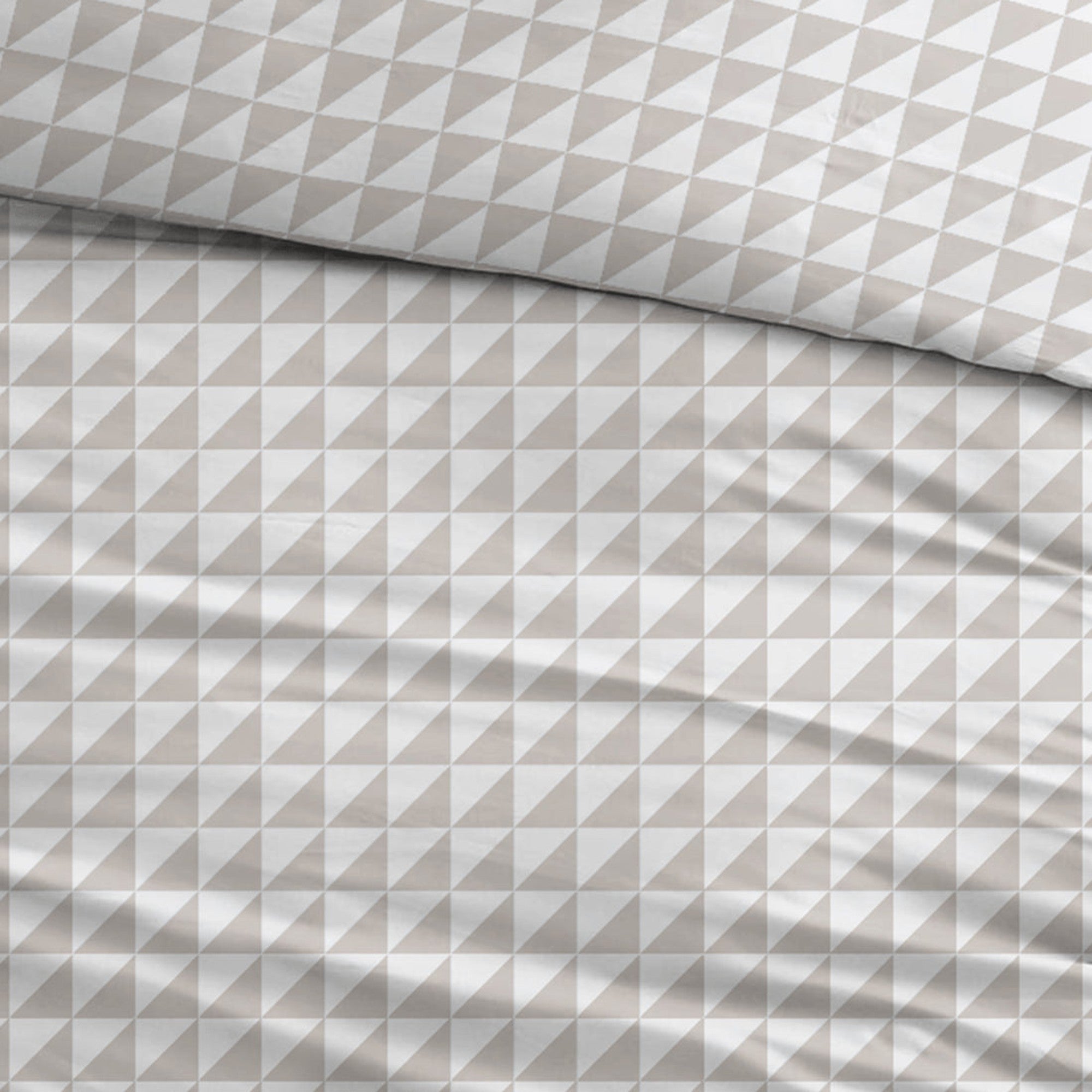 Sleepnight dekbedovertrek katoen Chanel beige