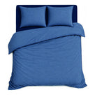 Romanette Dekbedovertrek Flanel Visconti Jeans Blauw