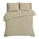 Romanette Dekbedovertrek Flanel Visconti Sand Wit