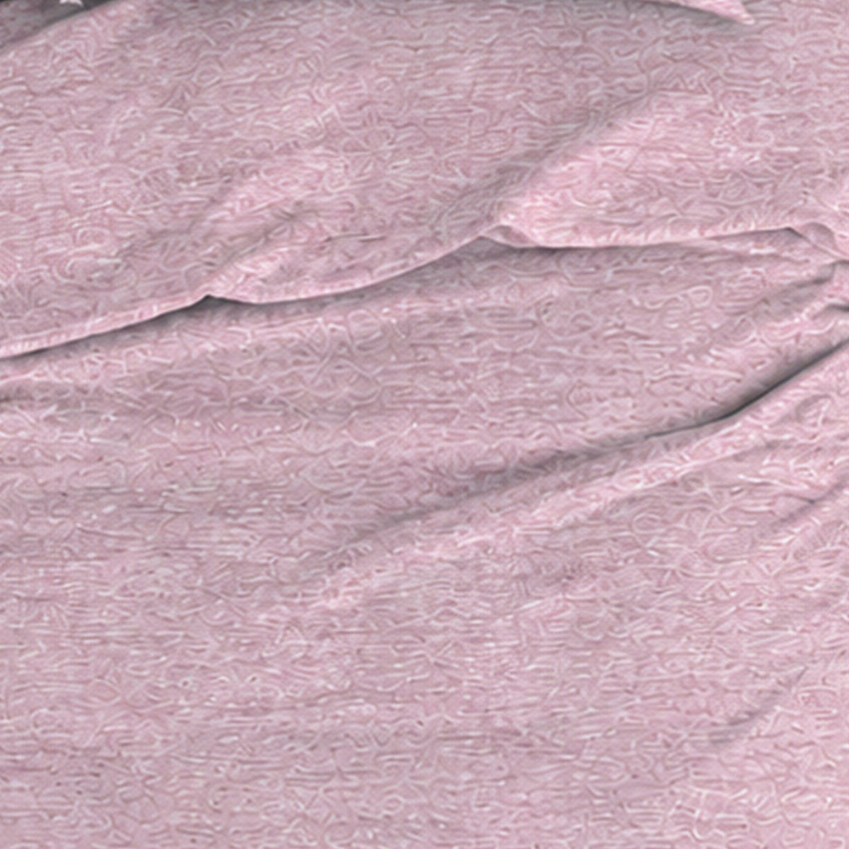Romanette Dekbedovertrek Jersey Melange Roze