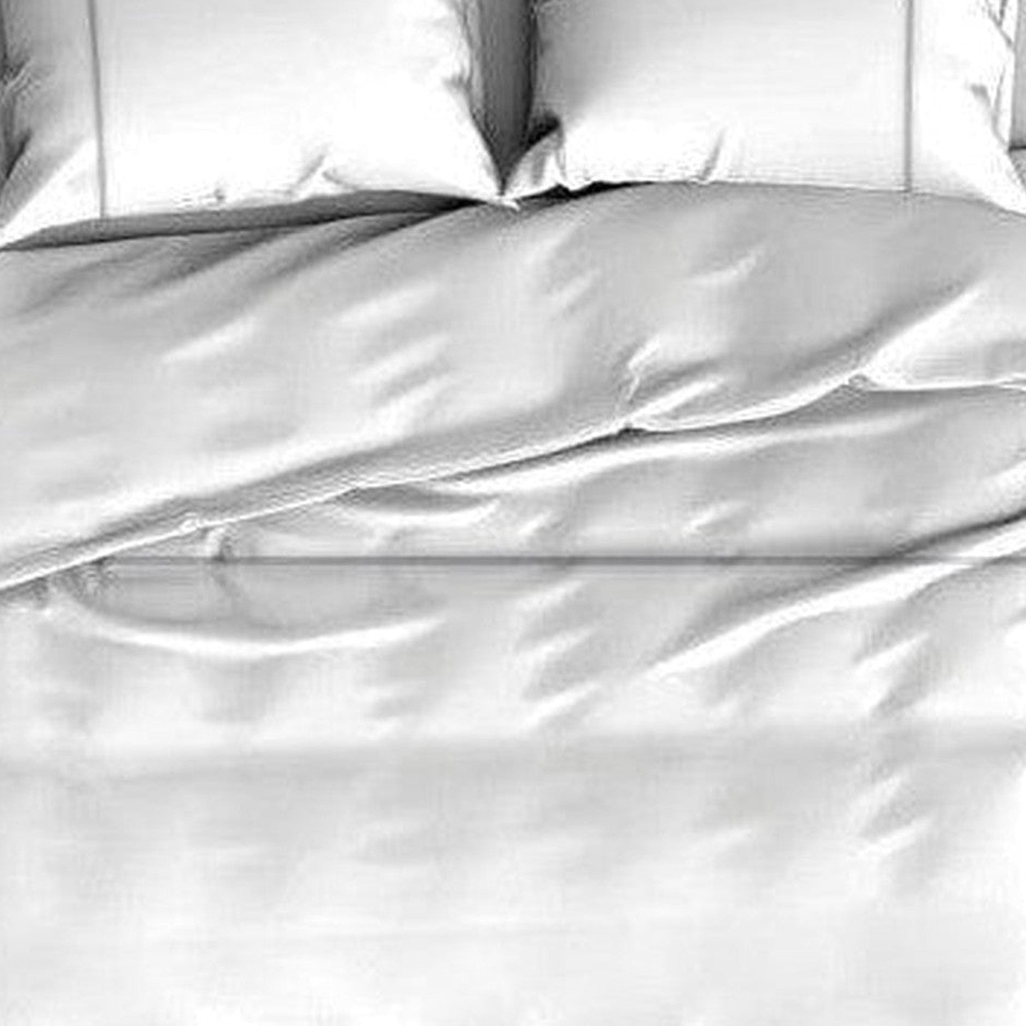 Cascina Colorini dekbedovertrek percale Divina wit antraciet