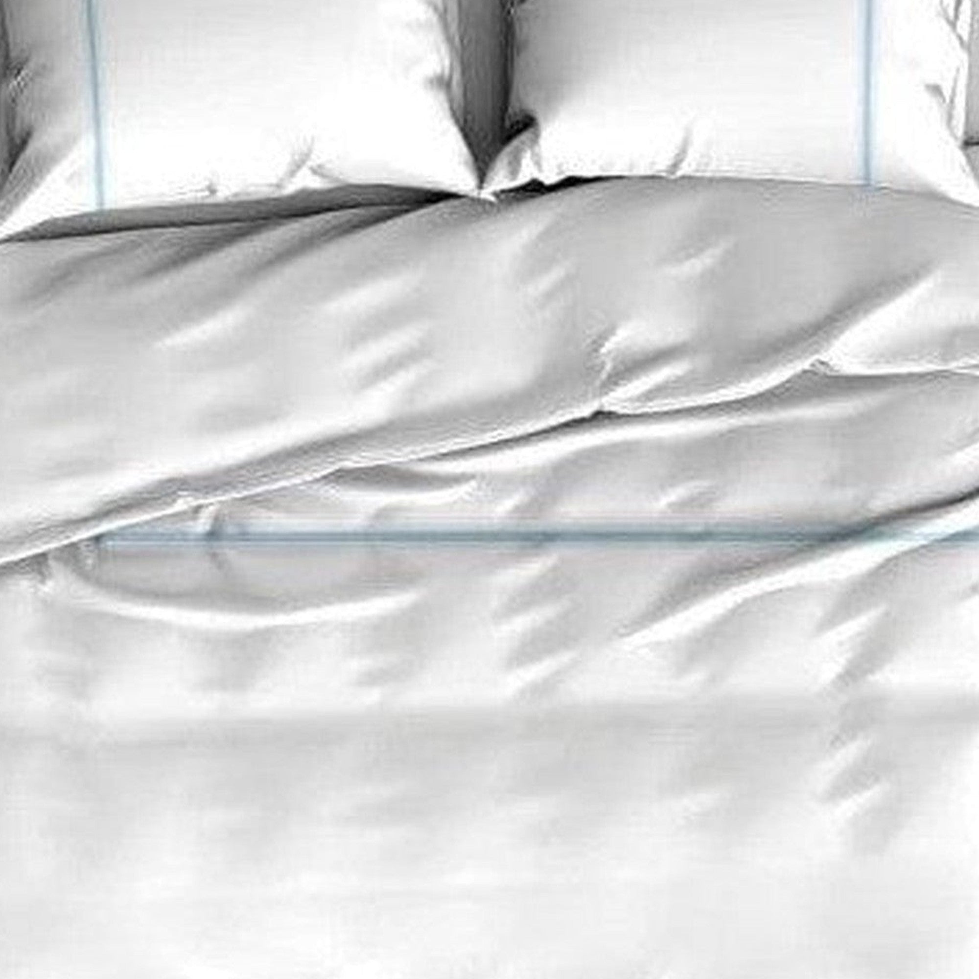 Cascina Colorini dekbedovertrek percale Divina wit bleu