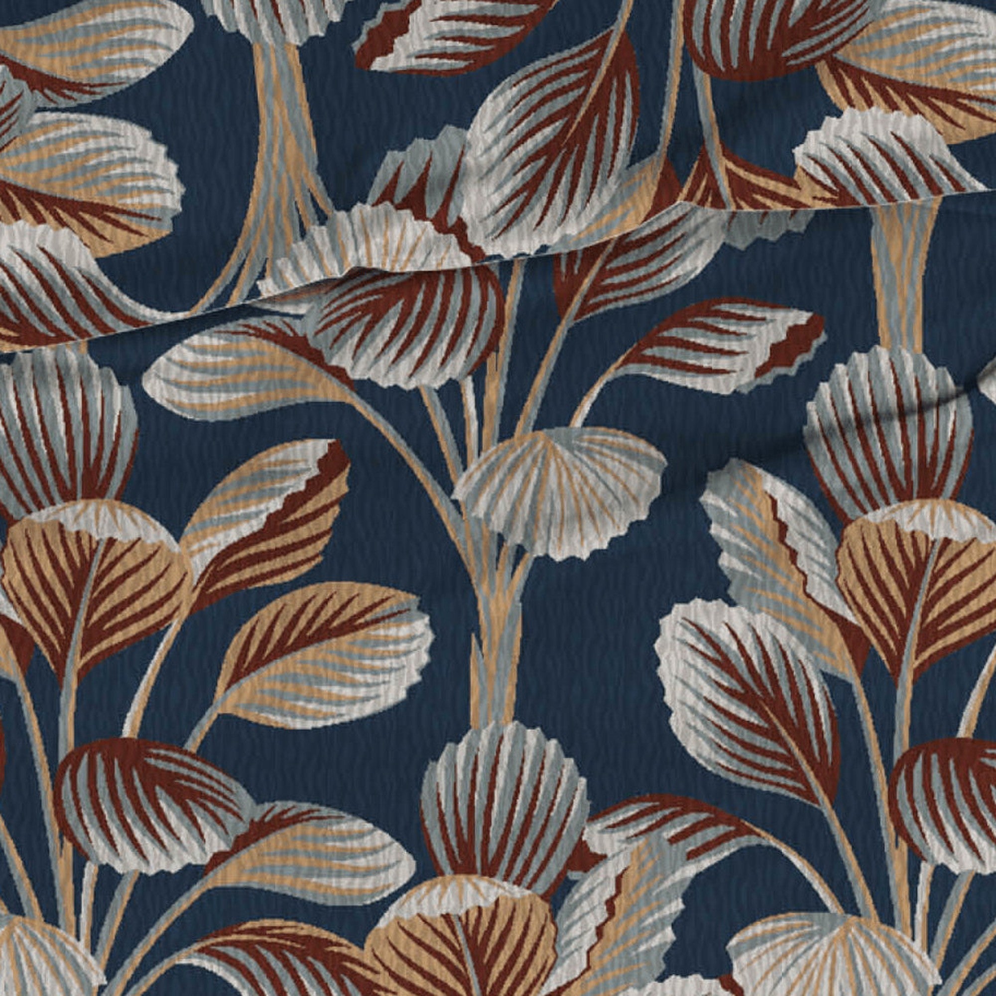 Satin d'Or dekbedovertrek satijn Ginsing blauw