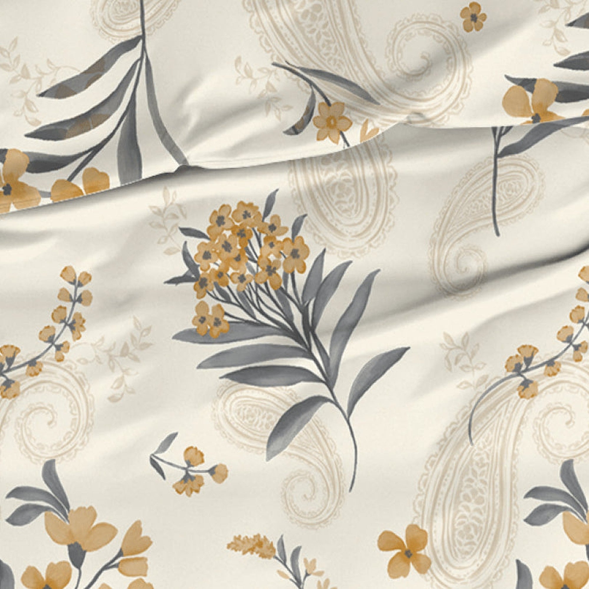 Satin d'Or dekbedovertrek satijn Rodarte Offwhite