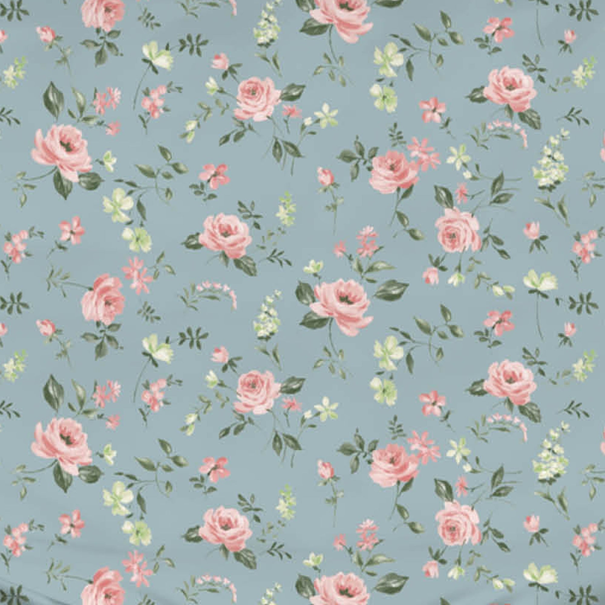 Romanette lakenset Silke katoen blauw detail