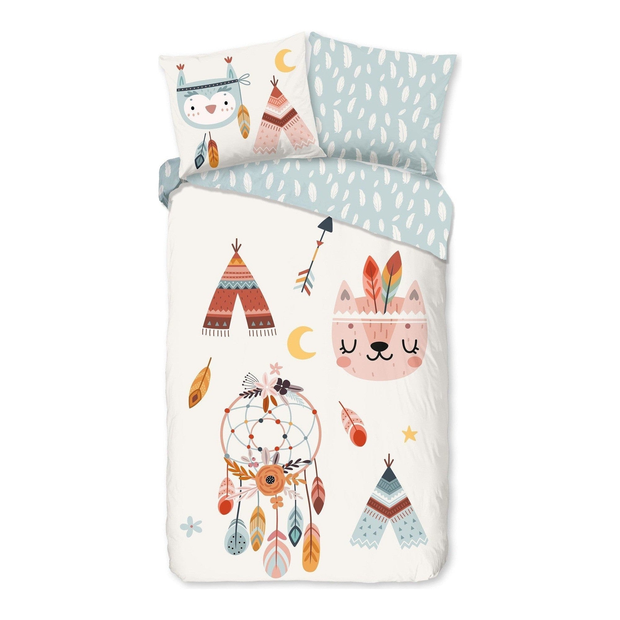 Good Morning dekbedovertrek flanel Dreamy Multi