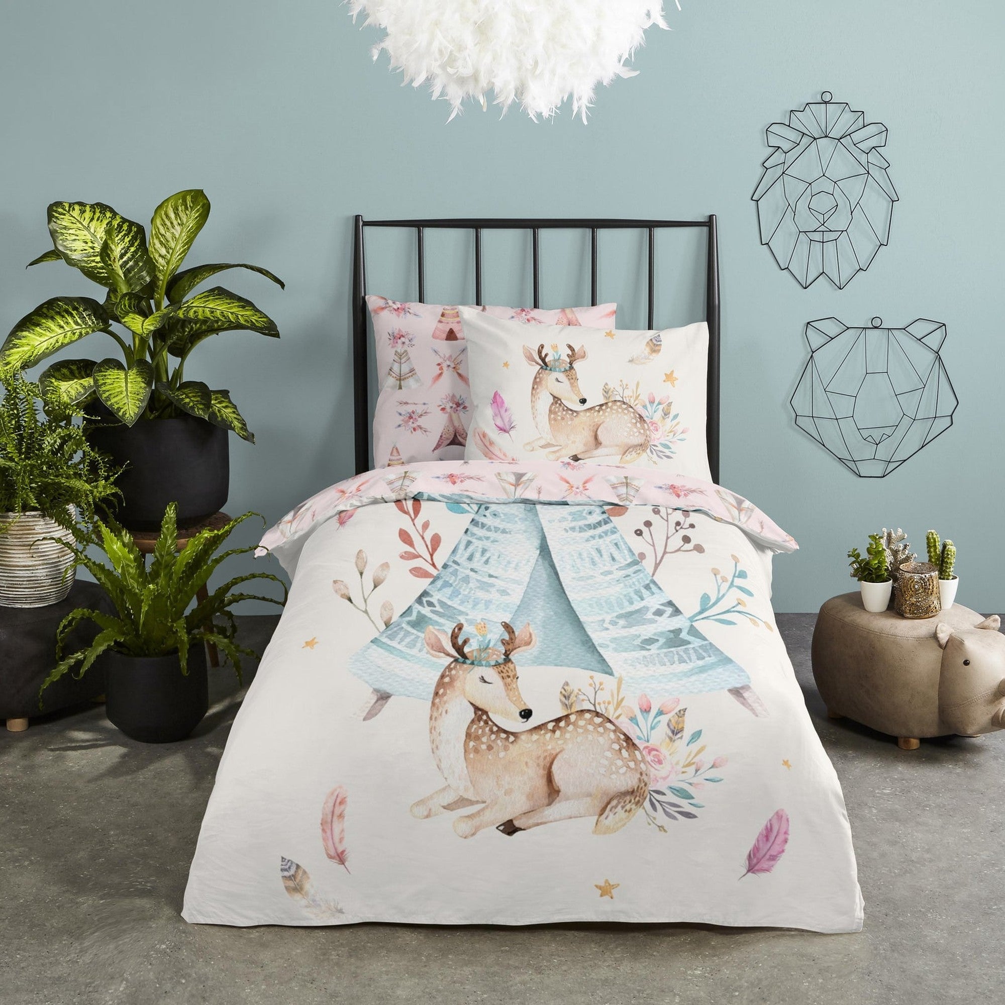 Good Morning Bettbezug Baumwolle Boho Multi