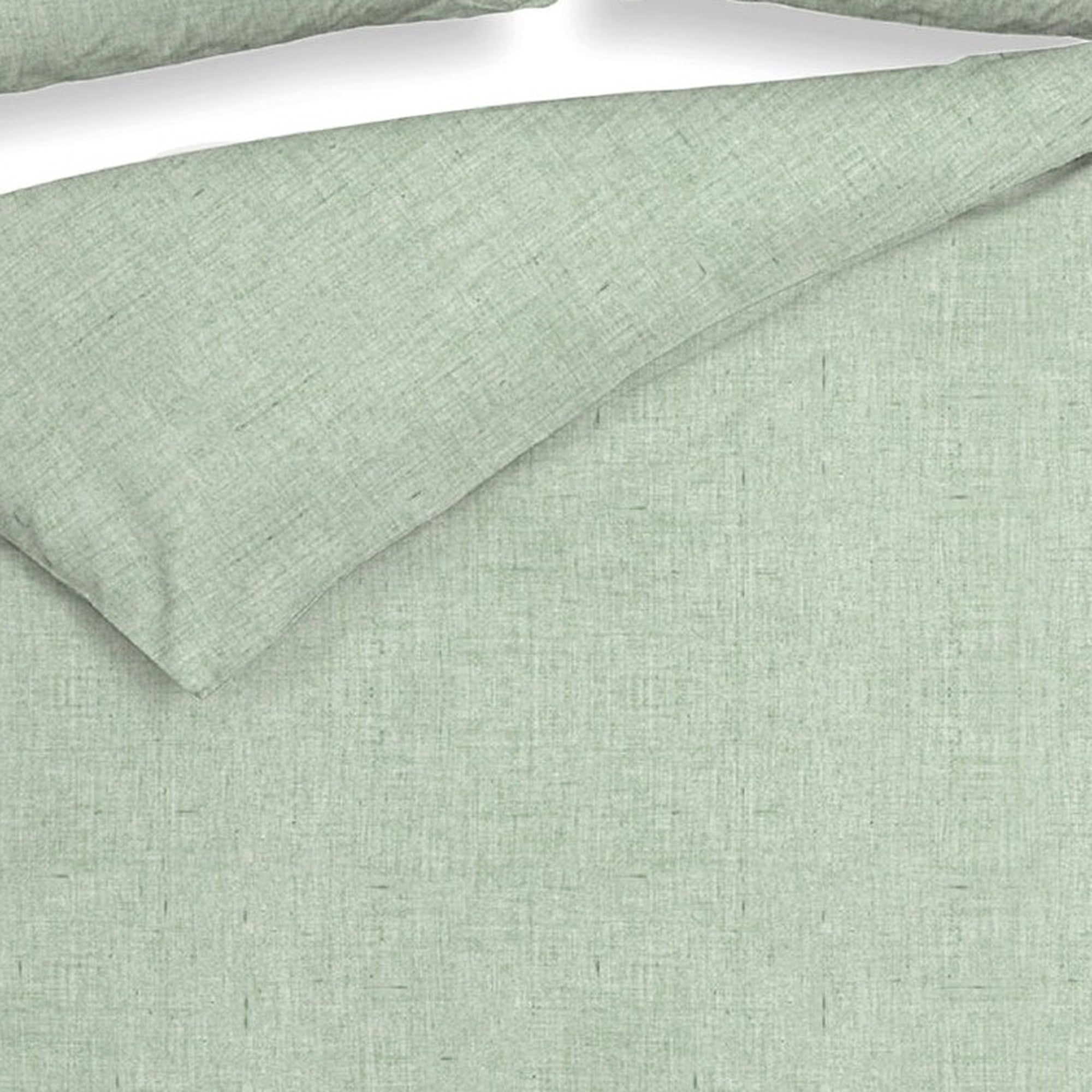 Heckettlane dekbedovertrek Franela Laurel Green flanel