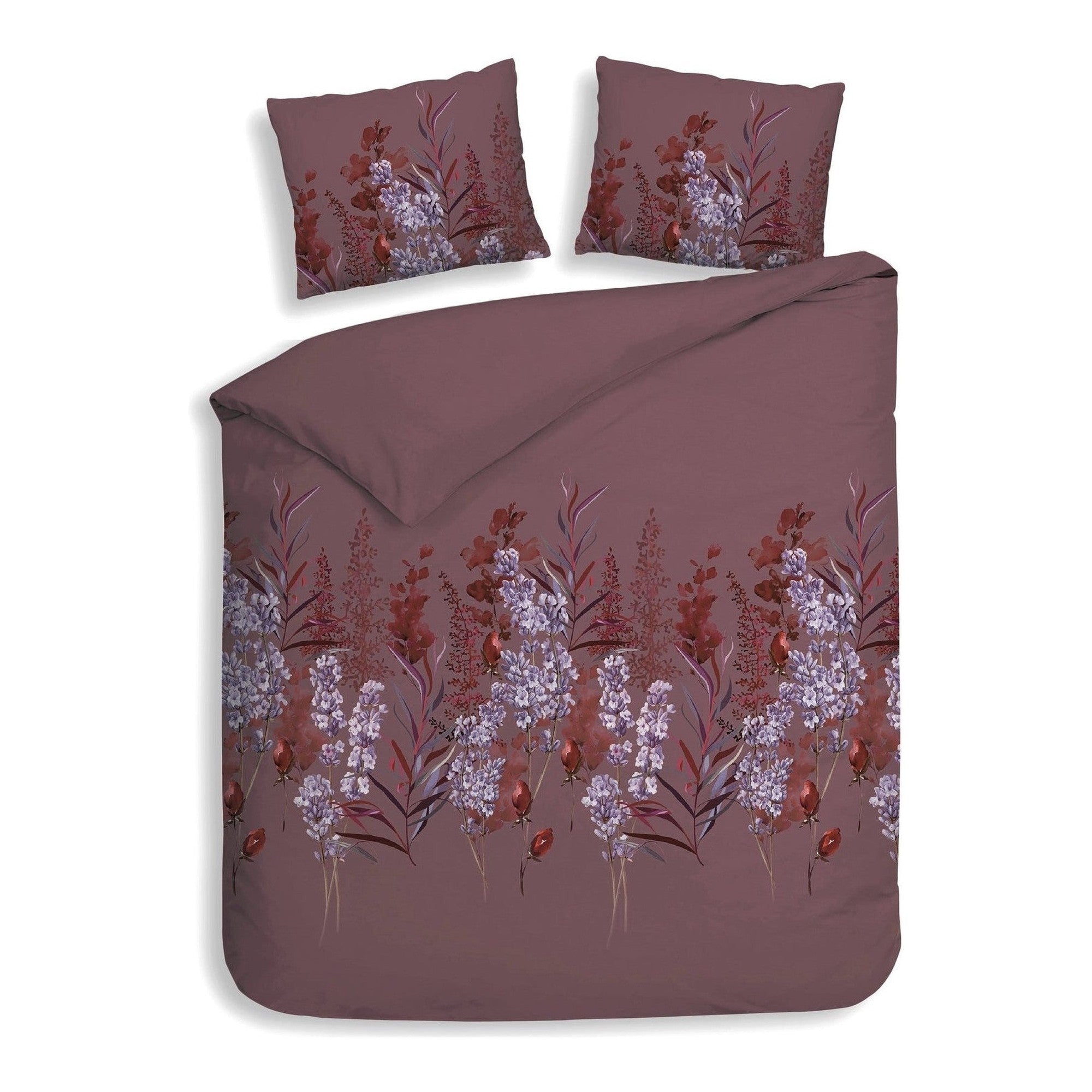 Heckettlane dekbedovertrek flanel Mino Purple