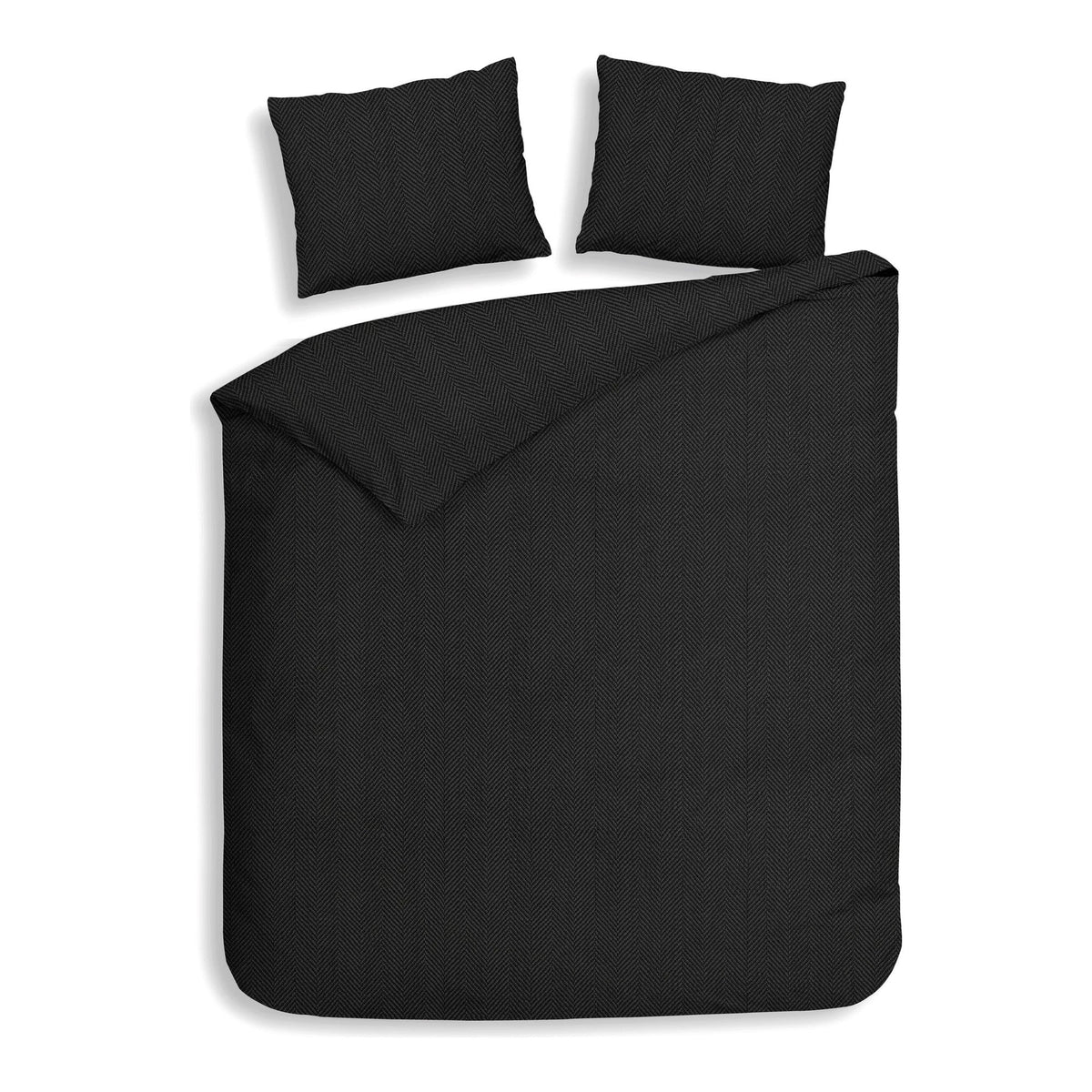 Heckettlane dekbedovertrek Spina Anthracite flanel