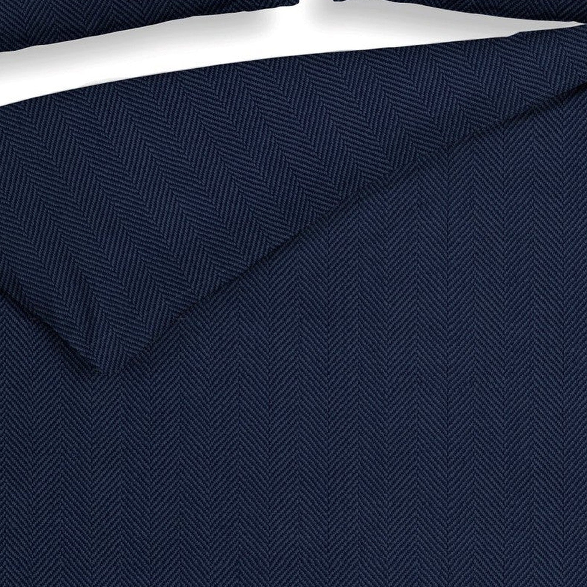 Heckettlane dekbedovertrek Spina Dark Blue flanel