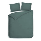 Heckettlane dekbedovertrek Punto Mineral Green satijn
