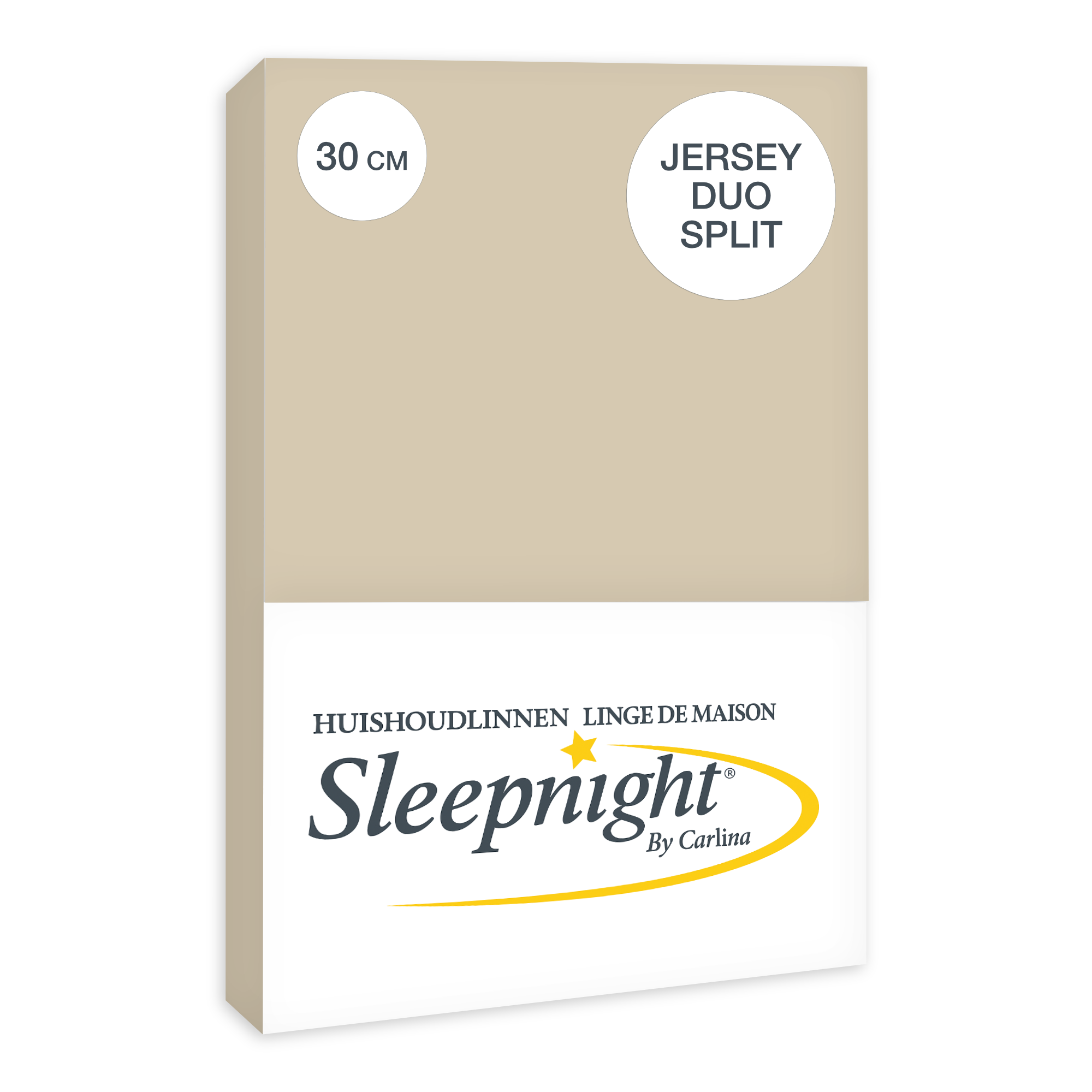 Sleepnight Duo Split Hoeslaken Jersey - Art Deco