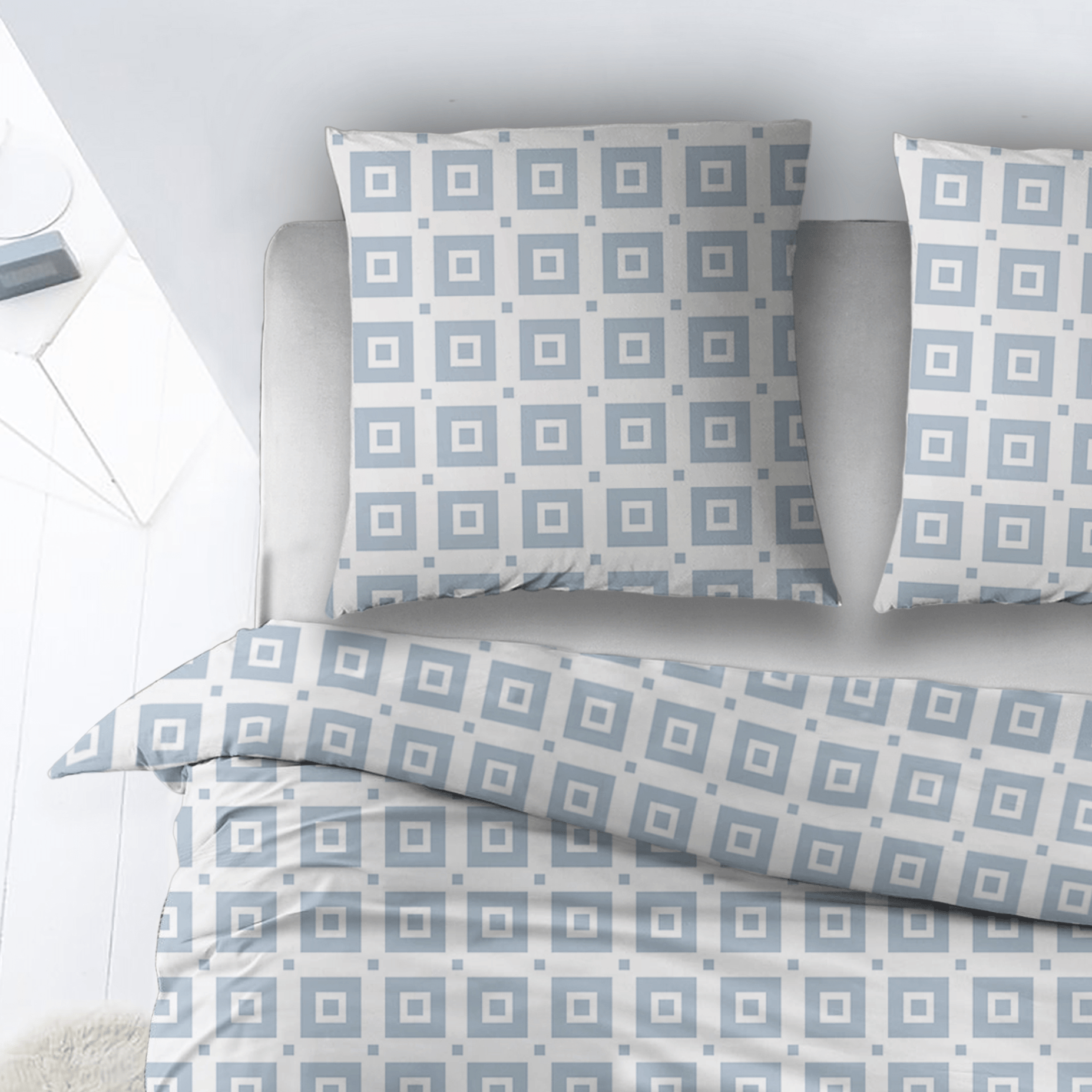 Sleepnight Dekbedovertrek Flanel Ilse Blauw