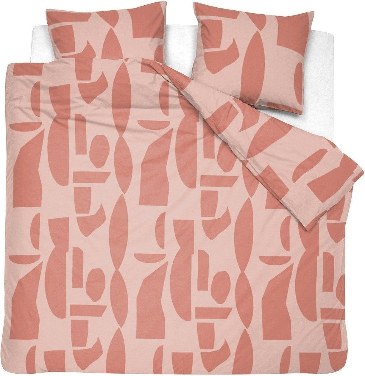 Dekbedovertrek Katoen Barista Roze - Bedtextielonline.be