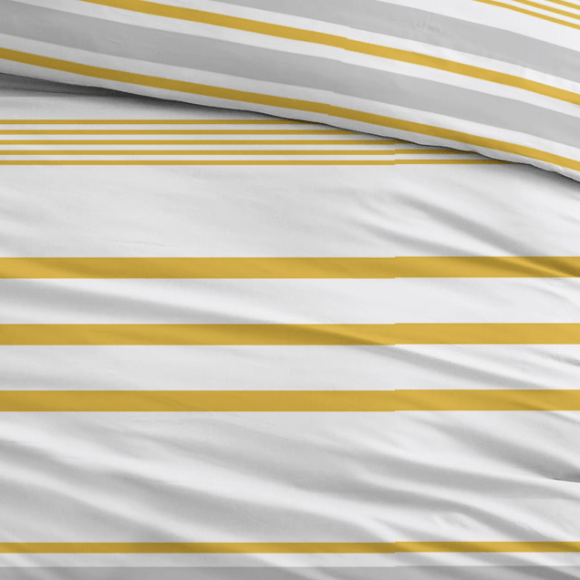 Sleepnight Dekbedovertrek Flanel Indra Geel