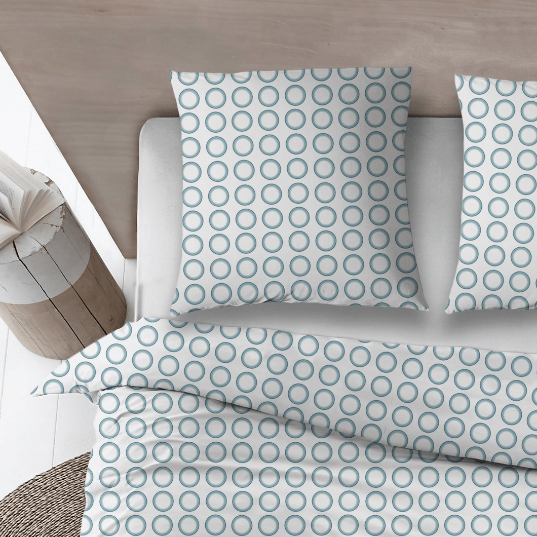 Sleepnight Dekbedovertrek Flanel Ingeborg Blauw