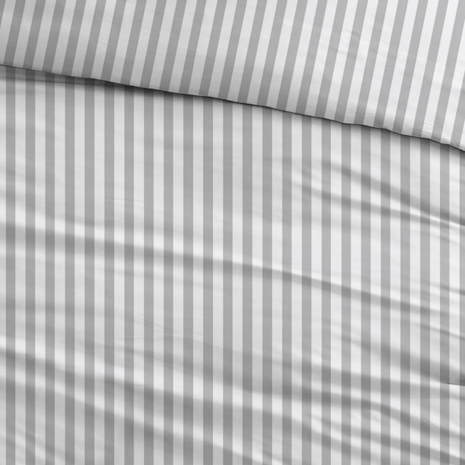 Sleepnight Dekbedovertrek Flanel Iris Grijs