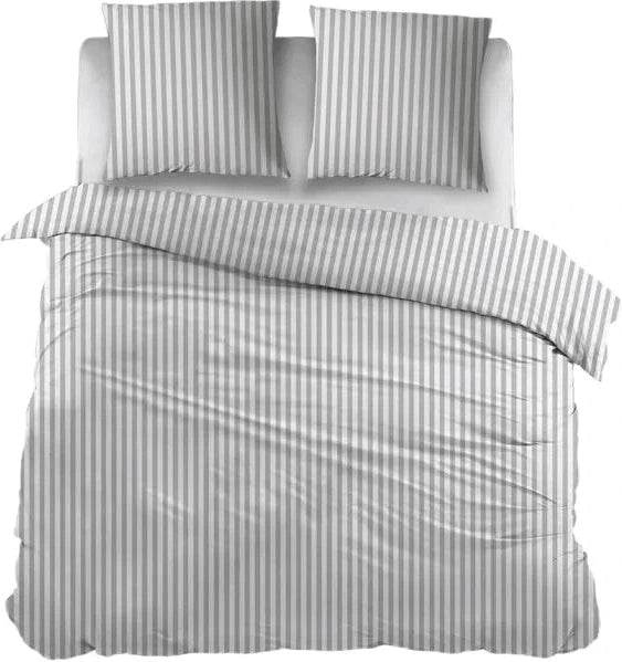 Sleepnight Dekbedovertrek Flanel Iris Grijs