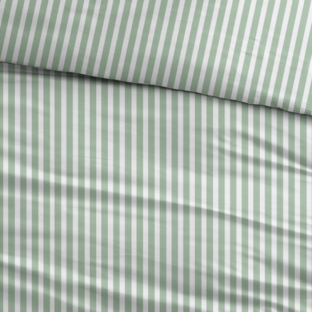 Sleepnight Dekbedovertrek Flanel Iris Groen