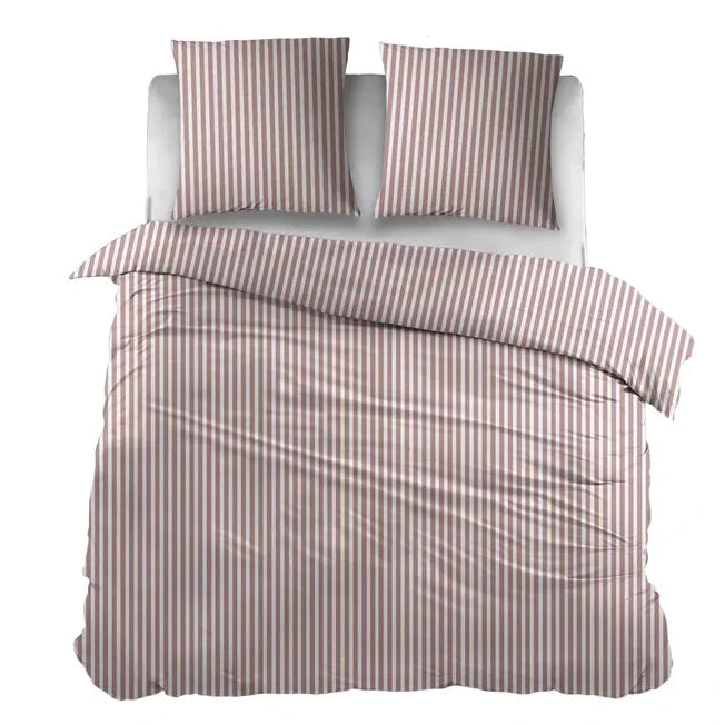 Sleepnight Dekbedovertrek Flanel Iris Roze