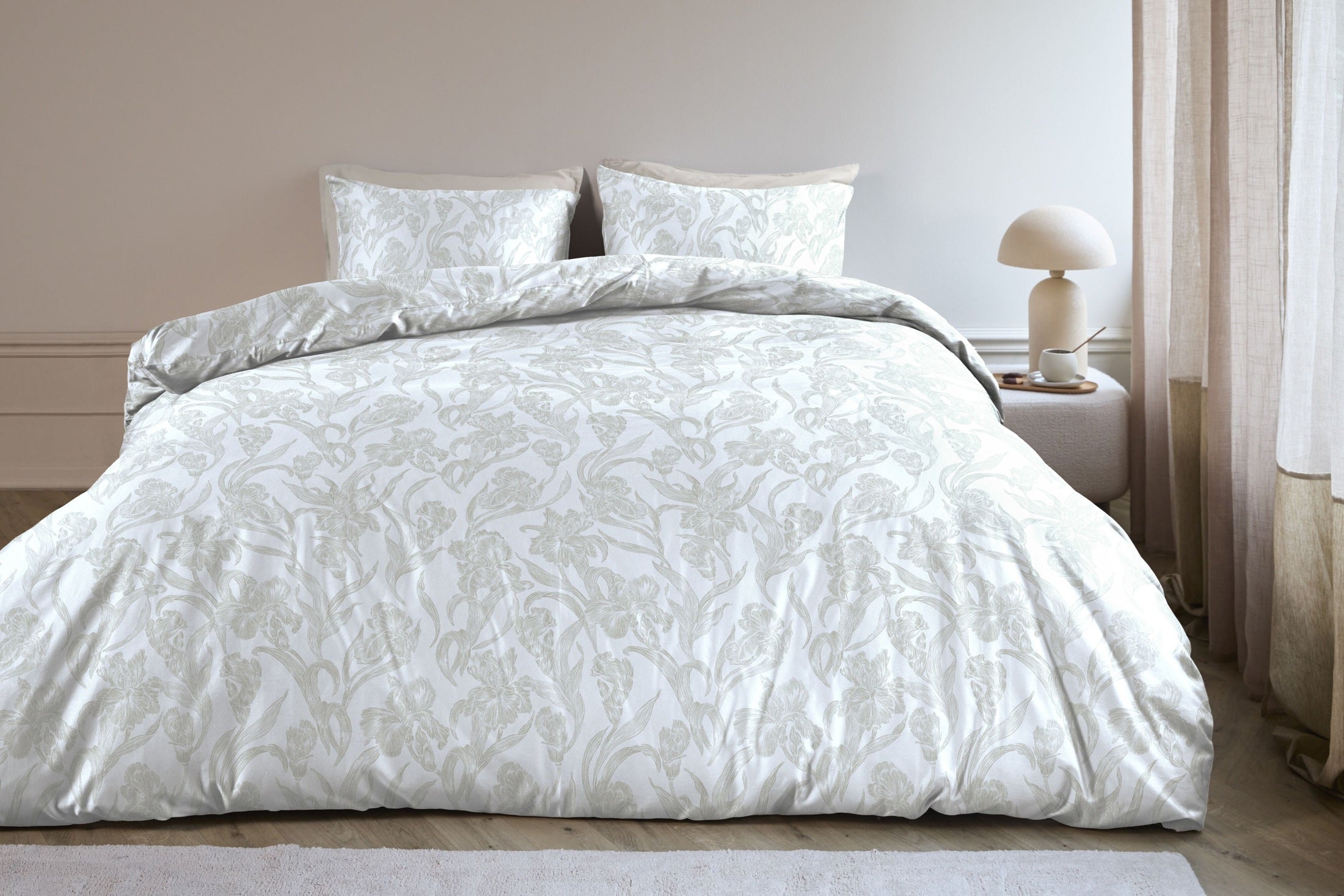 Beddinghouse Dekbedovertrek Satijn Irys - Zand