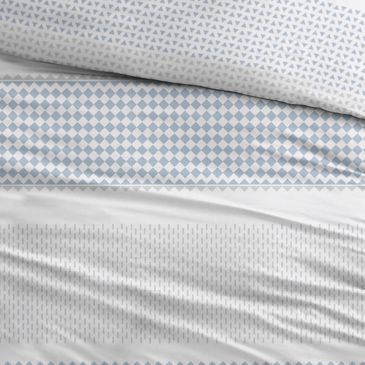 Sleepnight Lakenset Katoen Kristien - Blauw