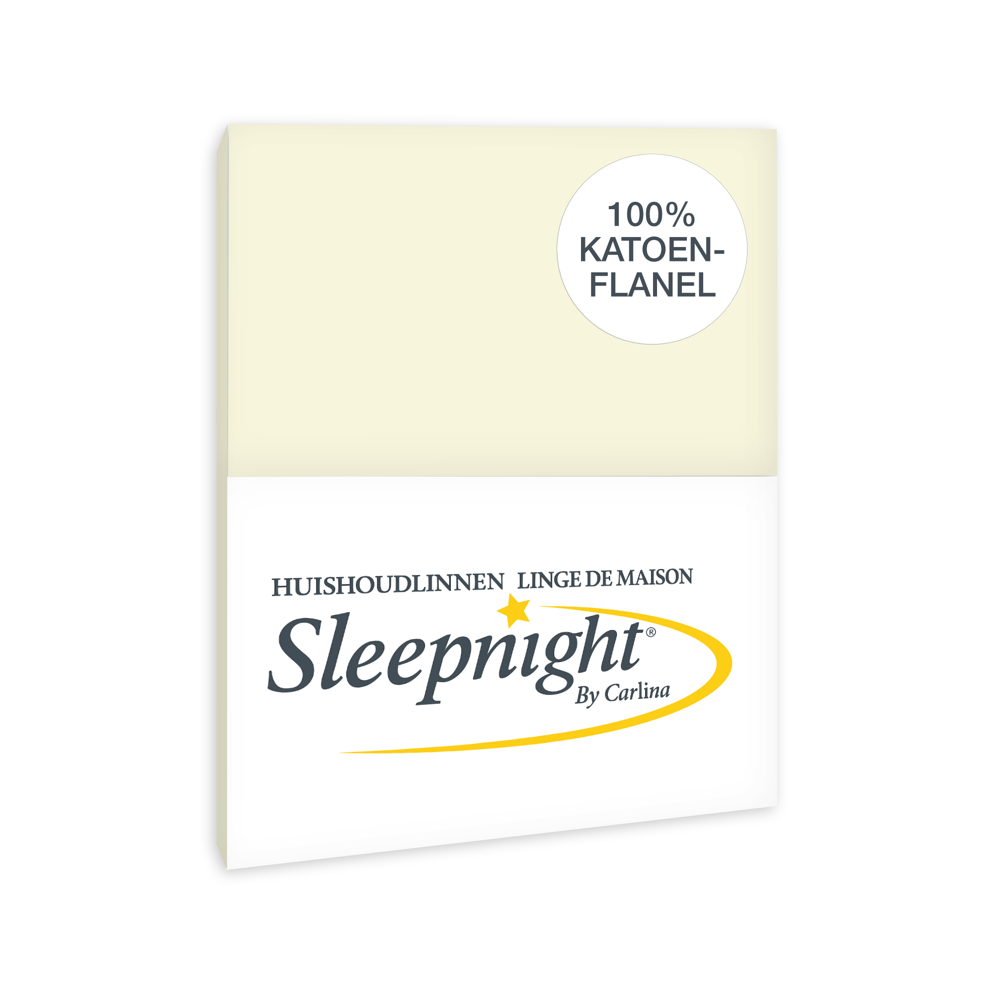 Sleepnight Kussensloop Flanel Ivoor