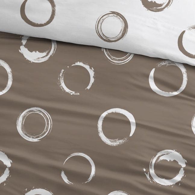 Cottons Lakenset Lieve Taupe Flanel - Bedtextielonline.be