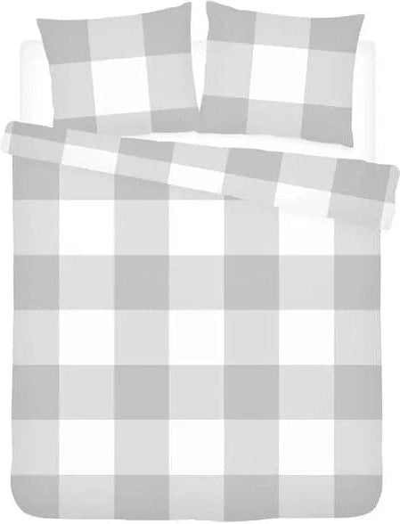 Ensemble de draps en coton Sleepnight Maaike Gris