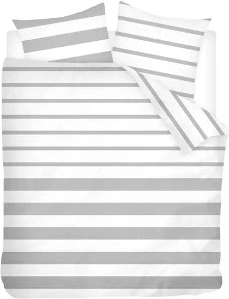 Sleepnight Housse de Couette Coton Mandy Gris