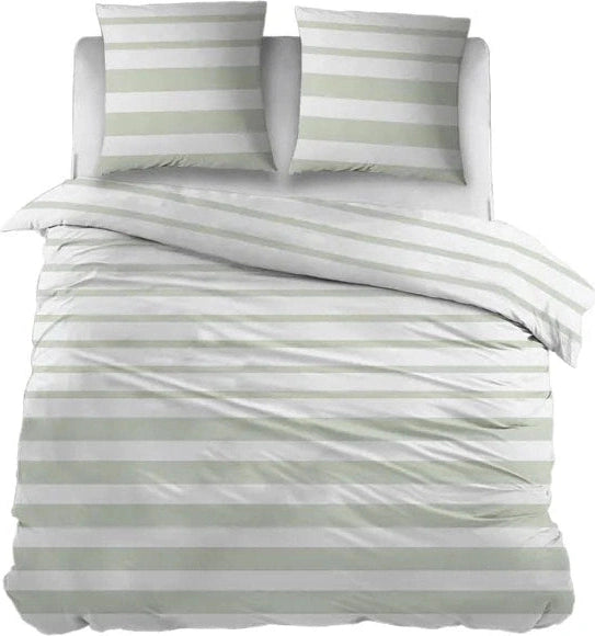 Sleepnight Housse de Couette Coton Mandy Vert