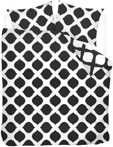 Sleepnight Housse de Couette Coton Mia Anthracite