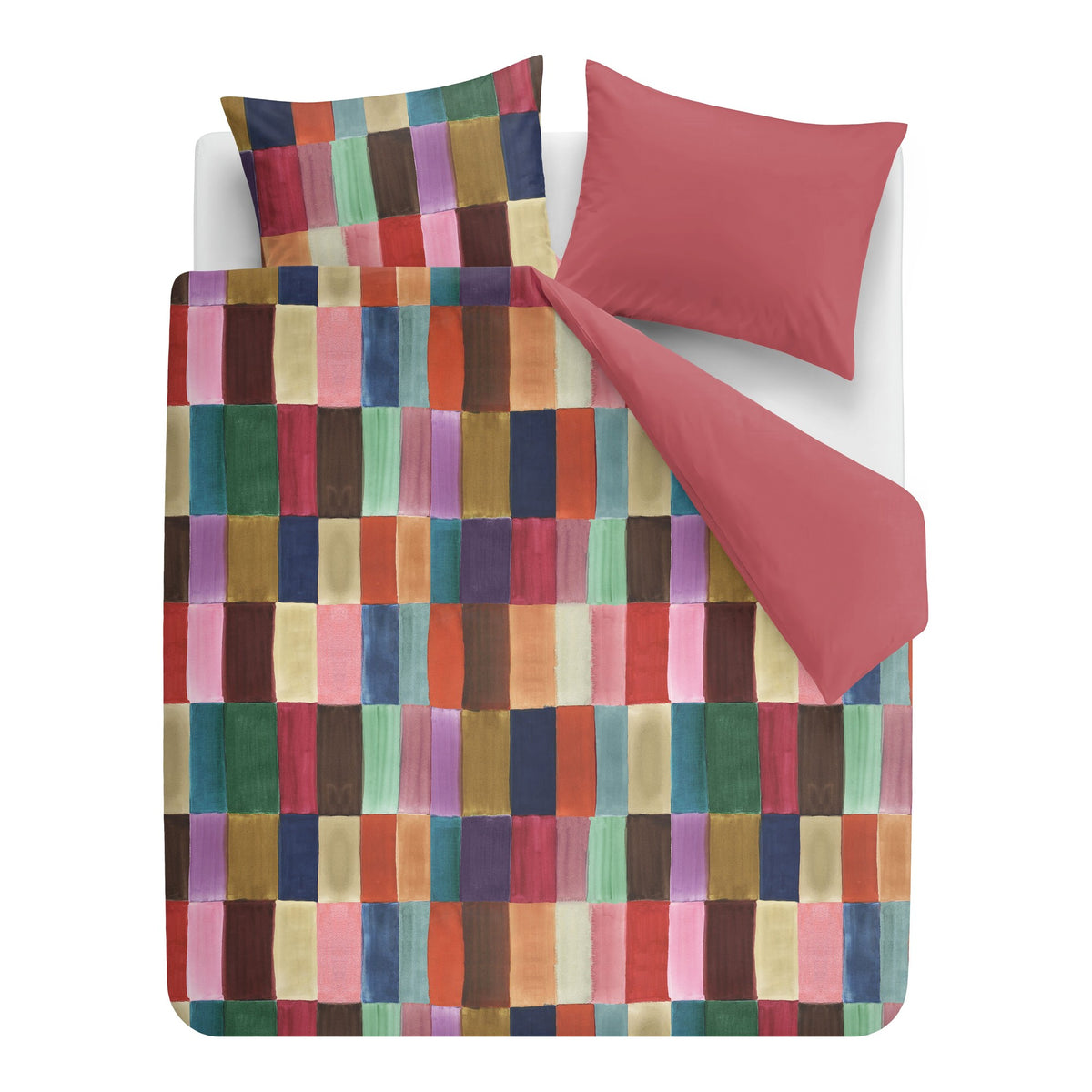 Oilily Dekbedovertrek Satijn Fiesta Blocks Multi
