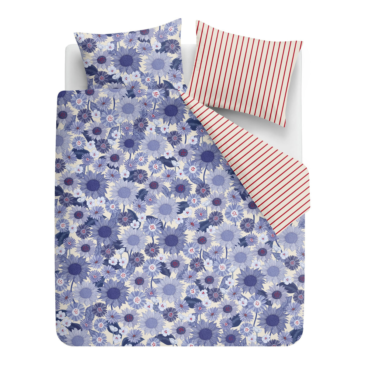 Oilily Dekbedovertrek Satijn Rilyn Blauw