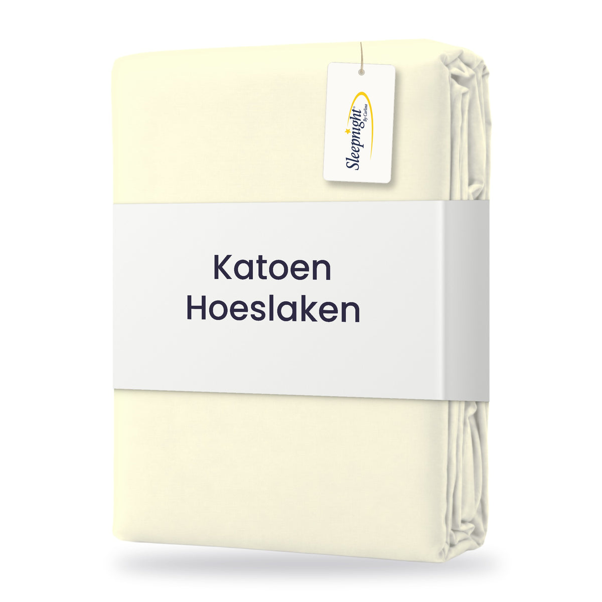Sleepnight Hoeslaken Katoen 30 cm Ivoor - verpakking