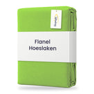 Sleepnight Hoeslaken Flanel 30 cm Lime - verpakking