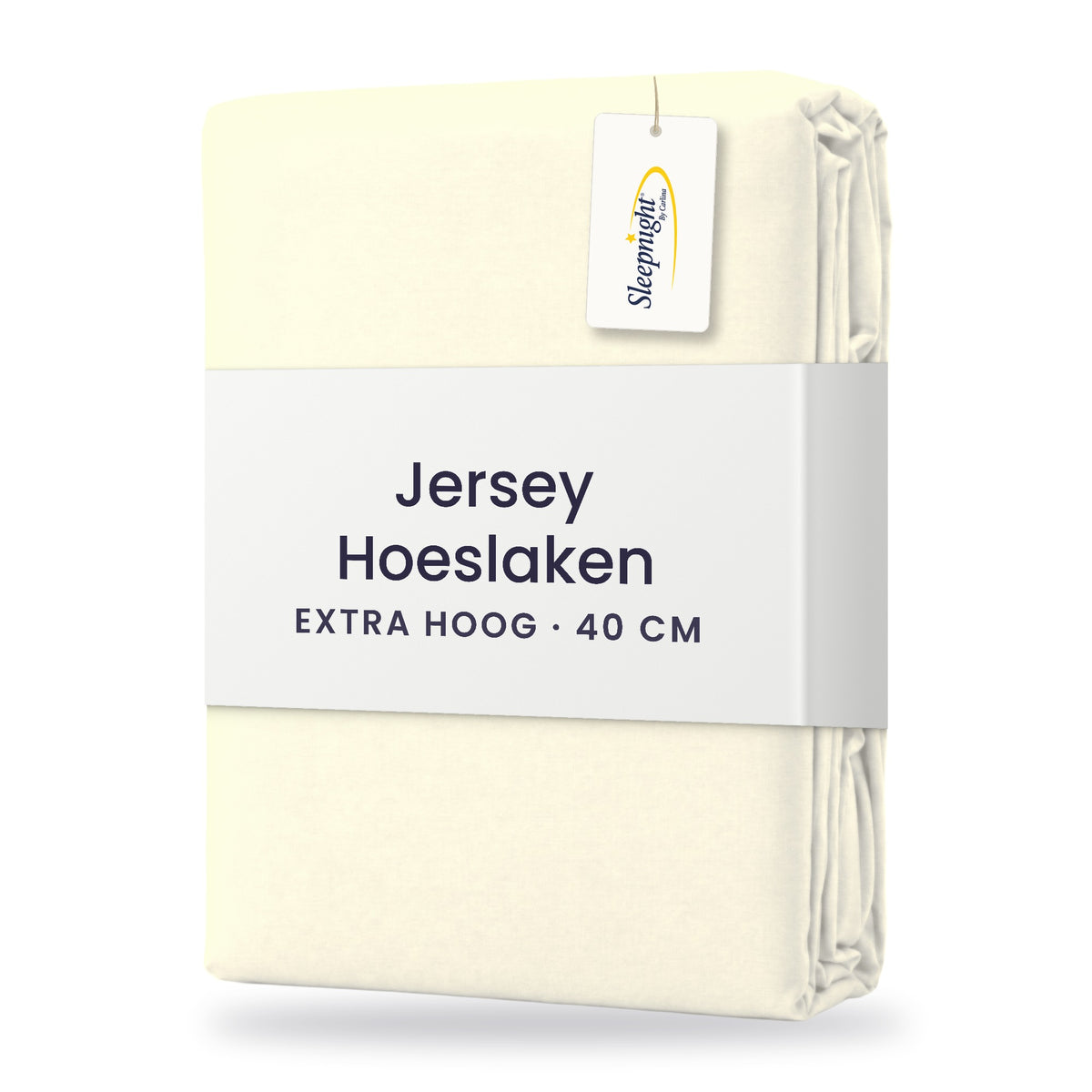 Sleepnight Hoeslaken Jersey 40 cm Ivoor - verpakking