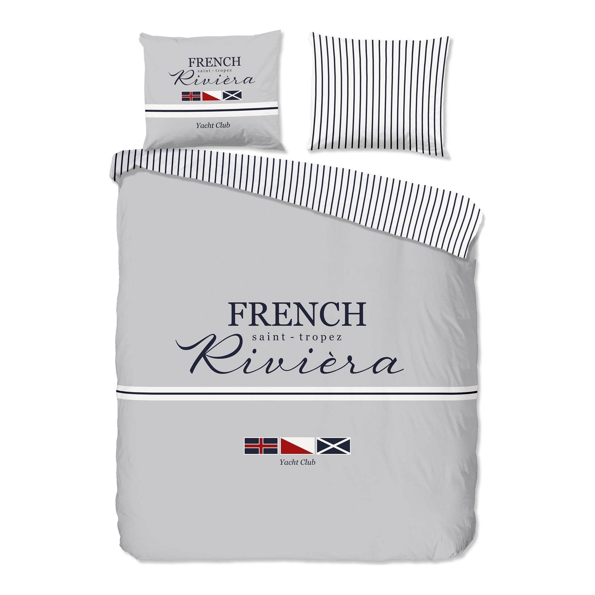 Pure dekbedovertrek Microfiber French, Grey