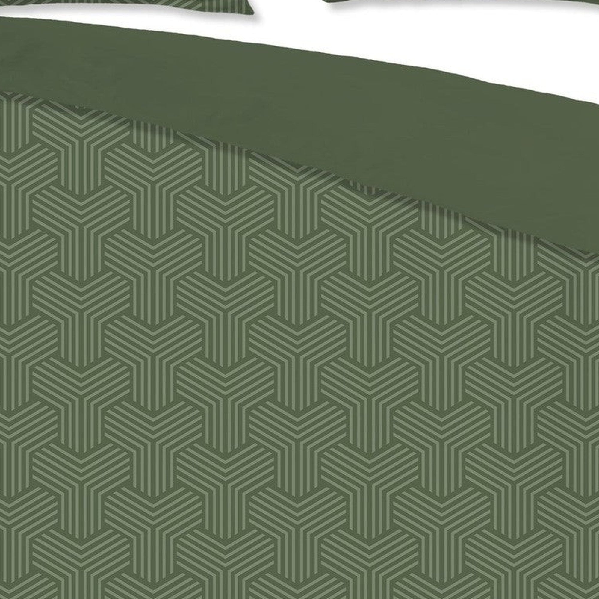 Pure dekbedovertrek Microfiber Groningen, Olive Green