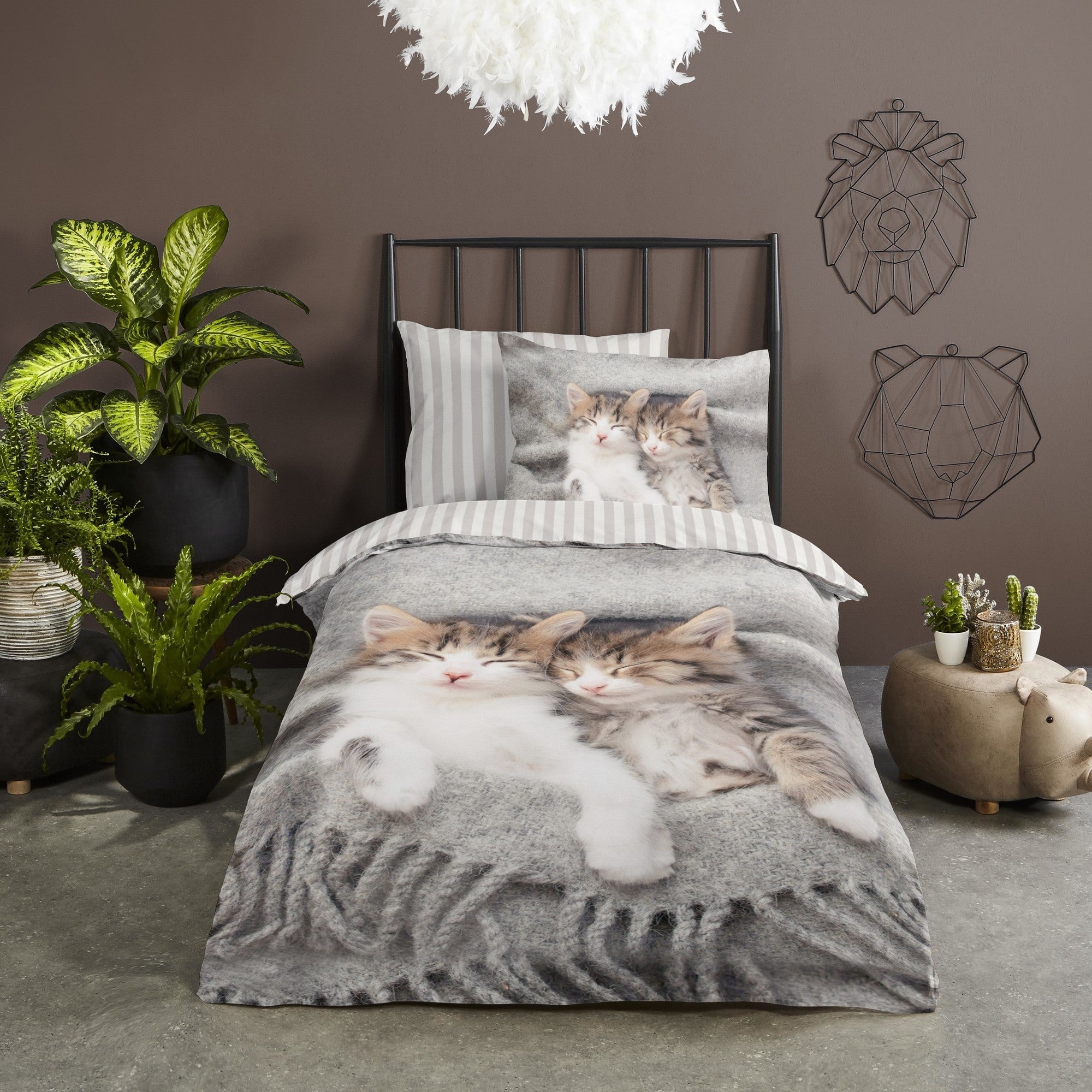Pure Bettbezug Mikrofaser Snooze Grey