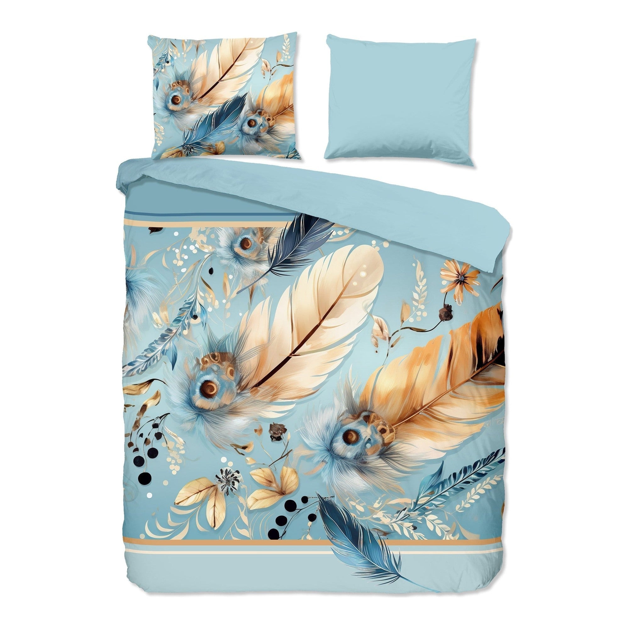 Pure dekbedovertrek Microfiber Wizz, aqua