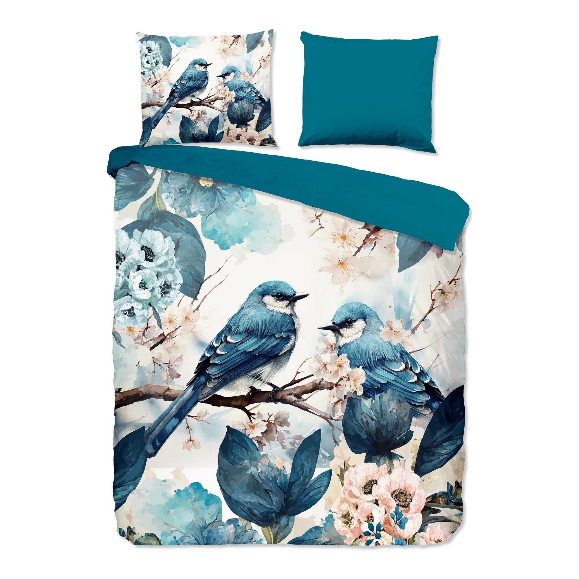 Pure dekbedovertrek Microfiber Zari, Blue