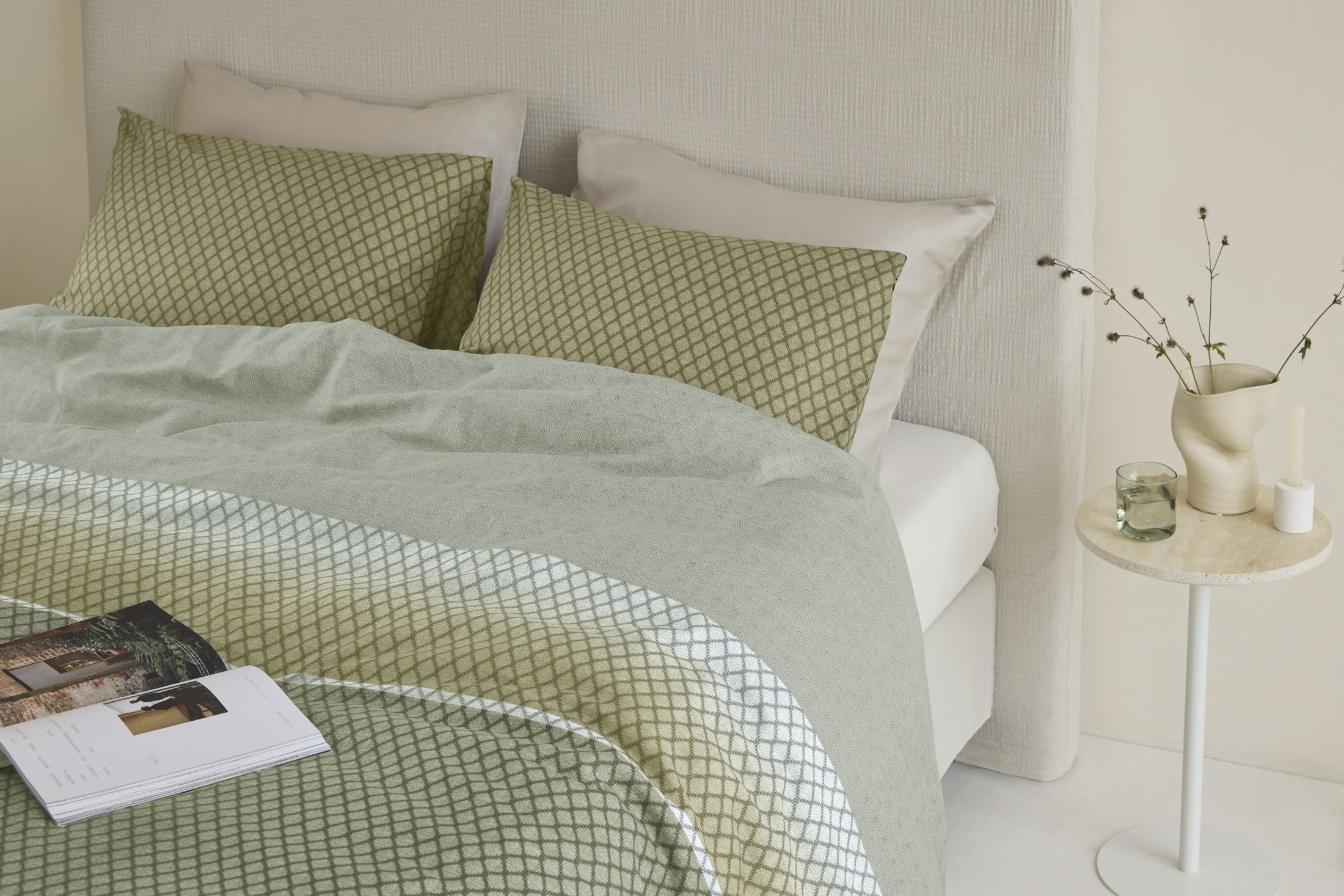 Beddinghouse Dekbedovertrek Katoen Riven - Groen