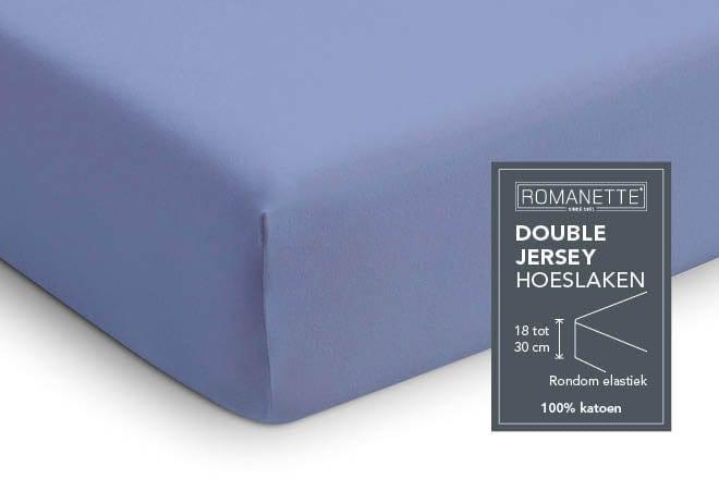 Romanette Hoeslaken Hoeslaken Double Jersey Lavendel