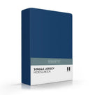 Romanette hoeslaken single jersey Marine