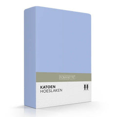 Romanette Drap-housse Basic Coton Bleu