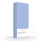 Romanette topper hoeslaken katoen bleu