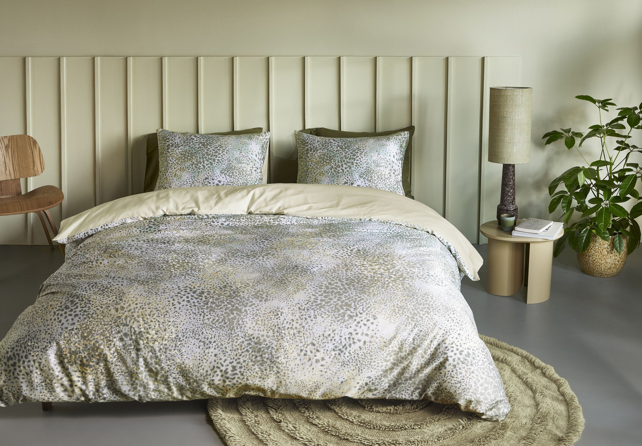 Beddinghouse Dekbedovertrek Satijn Sia - Groen